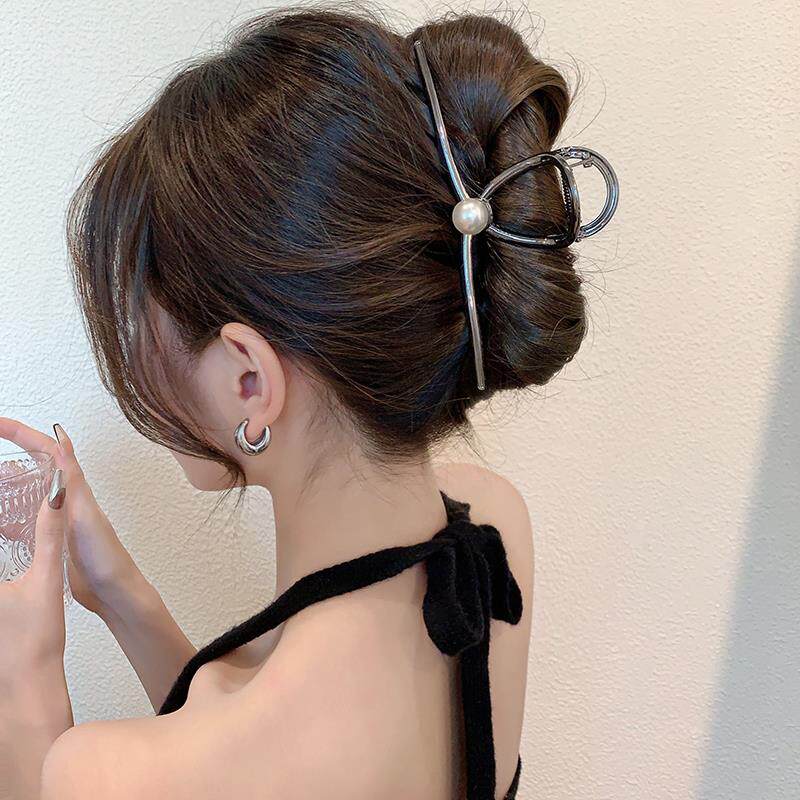 2023年秋冬新款高级感抓夹~超大号发量多鲨鱼夹大号发夹女后脑勺使用感如何?