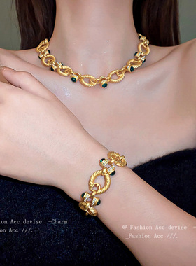 镶钻欧美手链夸张手链女