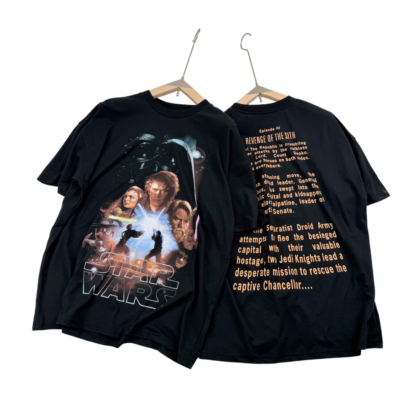 欧美单电影星战周边纯棉短袖T恤男女夏装潮流美式休闲半袖体恤衫