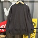 透气宽松慵懒风圆领卫衣垂感高级面料休闲上衣 新款 次品处理 春季