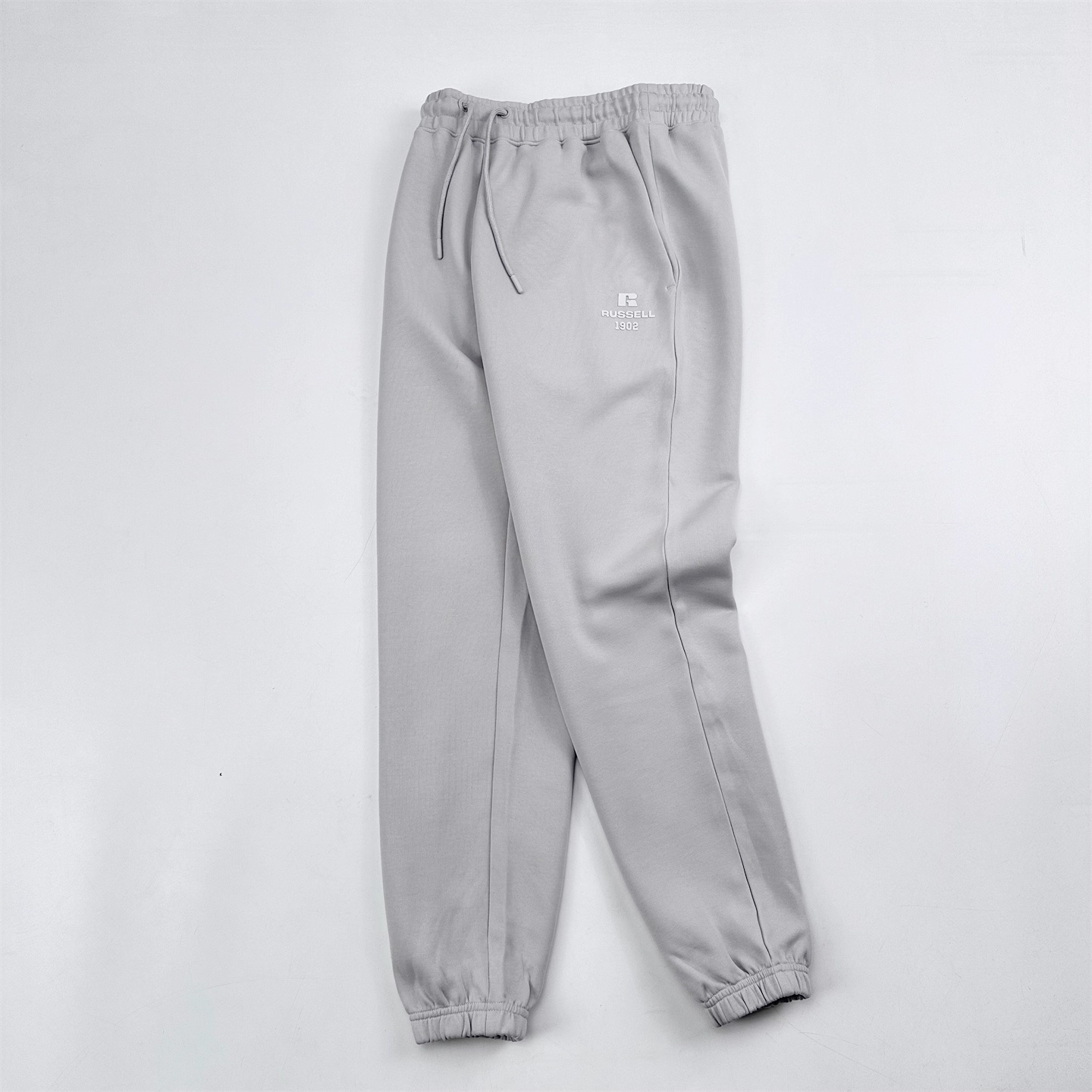 次品处理 健身罗素空气层挺括透气运动裤女潮流束脚裤情侣卫裤男