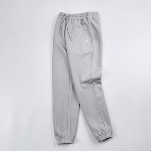 次品处理 健身罗素空气层挺括透气运动裤女潮流束脚裤情侣卫裤男