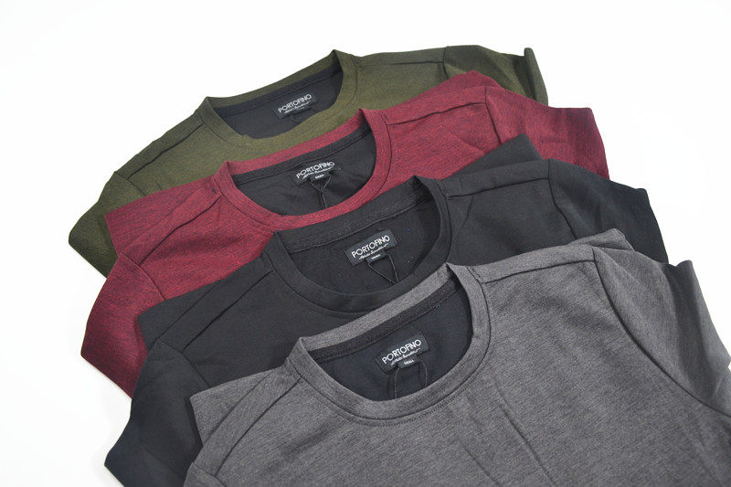 클리어런스 특가 봄 가을 얇은 스웨트 스포츠 캐주얼 속건 편안한 풀오버 탑 라운드 넥 긴팔 티셔츠 트렌디 남성