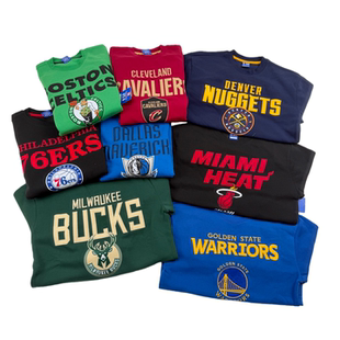 美职篮球万针刺绣宽松圆领卫衣秋冬款全涤保暖透气运动休闲上衣男