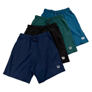 宽松超轻透气吸湿排汗速干四分裤 百搭网球运动梭织短裤 男士 夏季