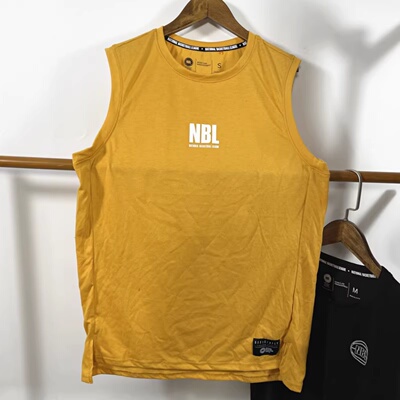 次品处理 NBL无袖t恤男士背心夏季健身运动篮球训练打底坎肩 汗衫