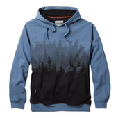 上衣 加绒厚实连帽卫衣加绒厚实宽松大码 鹿角美式 休闲户外男秋冬款