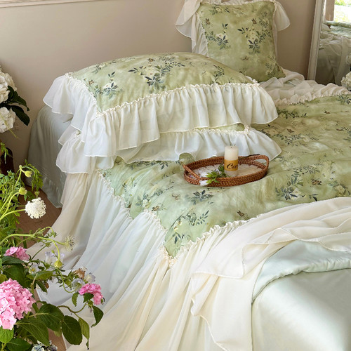 天丝空调被草莓刺绣夏凉被裸睡