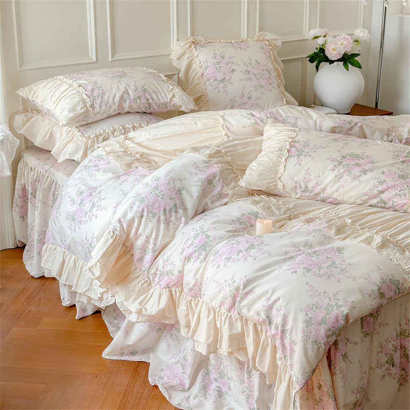 ins仙女床单床裙公主风柔软裸睡