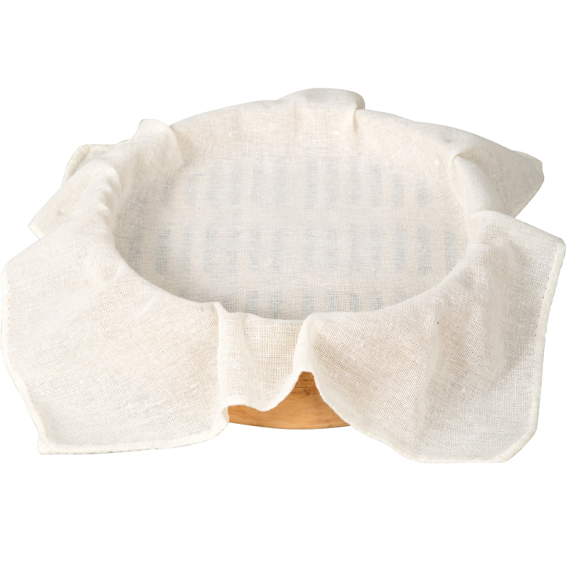 纯棉不粘蒸笼布食品级健康纱布家用厨房圆形方形蒸饭布实用设计