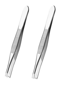 不锈钢男士修眉镊子便携多功能拔毛钳胡须小工具实用设计眉毛夹