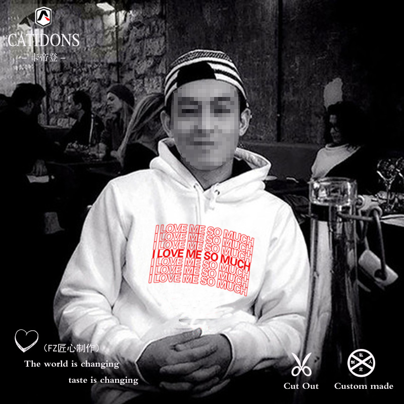 陈冠希同款潮牌连帽卫衣男女eu