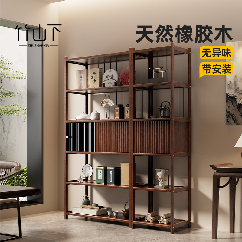 【实木】博古架加厚加固美观展示