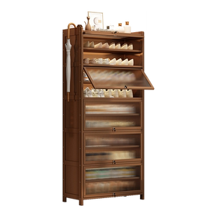 带锁鞋柜家用门口外楼道带锁新入户大容量多层超大走廊过道收纳柜