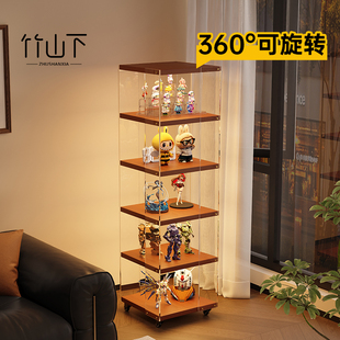 展示柜产品陈列柜货架样品展示摆台可移动透明模型奖杯亚克力柜子