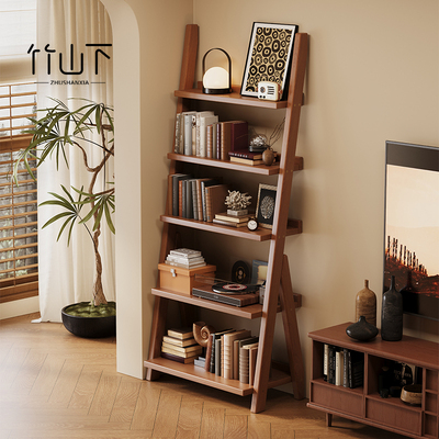 【外贸品质】书架落地置物架靠墙