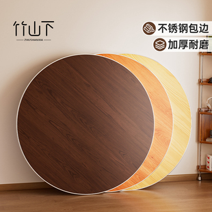 折叠桌子餐桌家用10人15人饭桌带中间转盘客厅吃饭2026新款大圆桌