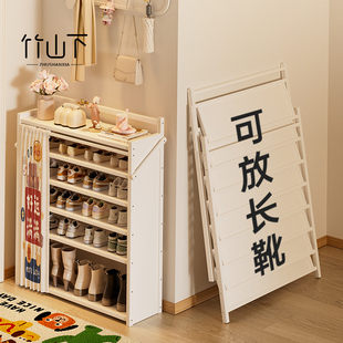 折叠鞋架入户门免安装鞋柜家用门口多层鞋子收纳架出租屋用靴架