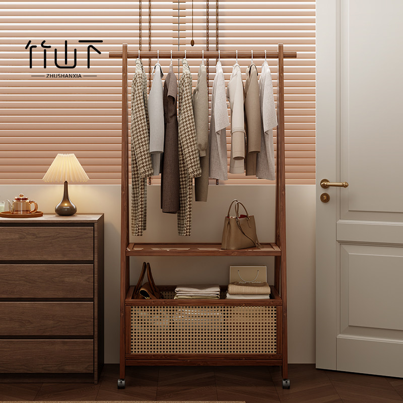 【甄选楠竹】可移动衣帽架