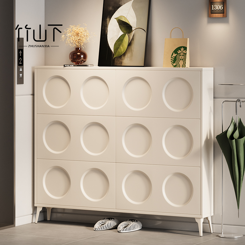 超薄翻斗鞋柜家用门口极窄外楼道走廊电梯口室外玄关多层超大鞋架