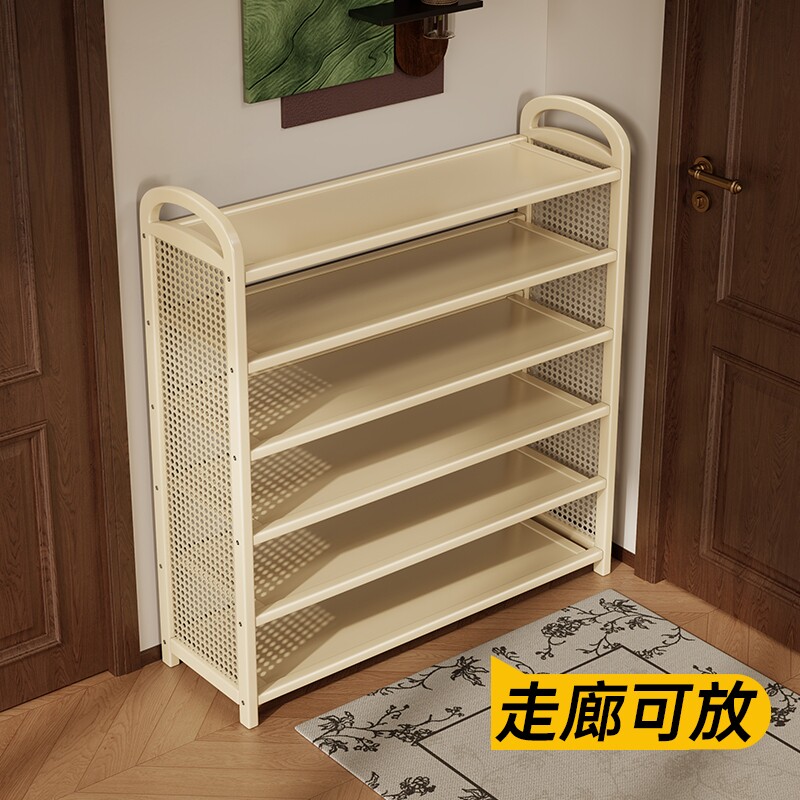 鞋架子家用门口多层入户出租房用新款大容量鞋柜门外走廊用置物架图片