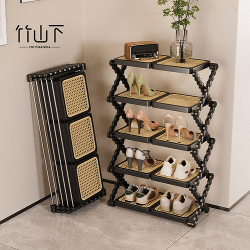 折叠鞋架多层家用门口出租房用