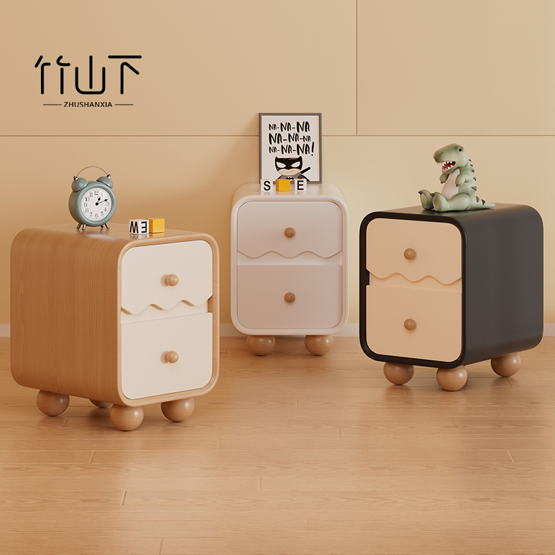 【进口实木】儿童床头柜
