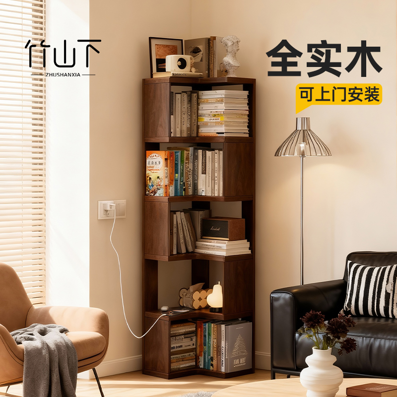 【热卖新品】实木转角柜落地书柜