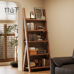 书架落地置物架客厅高级感展示架靠墙简易书柜学生家用书本收纳架