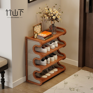 鞋架小窄门口不占空间出租房用简易置物架多层家用玄关鞋子收纳架
