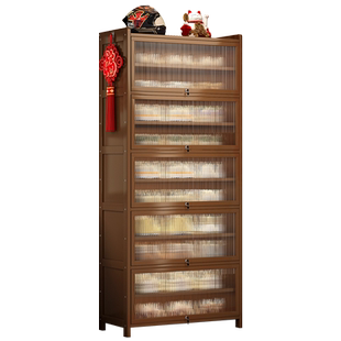 鞋柜家用门口多层入户门简易大容量室内好看出租屋用带锁小鞋架子