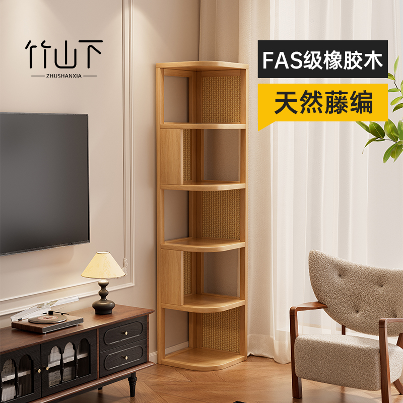 【实木转角柜】墙角收纳稳固不倒