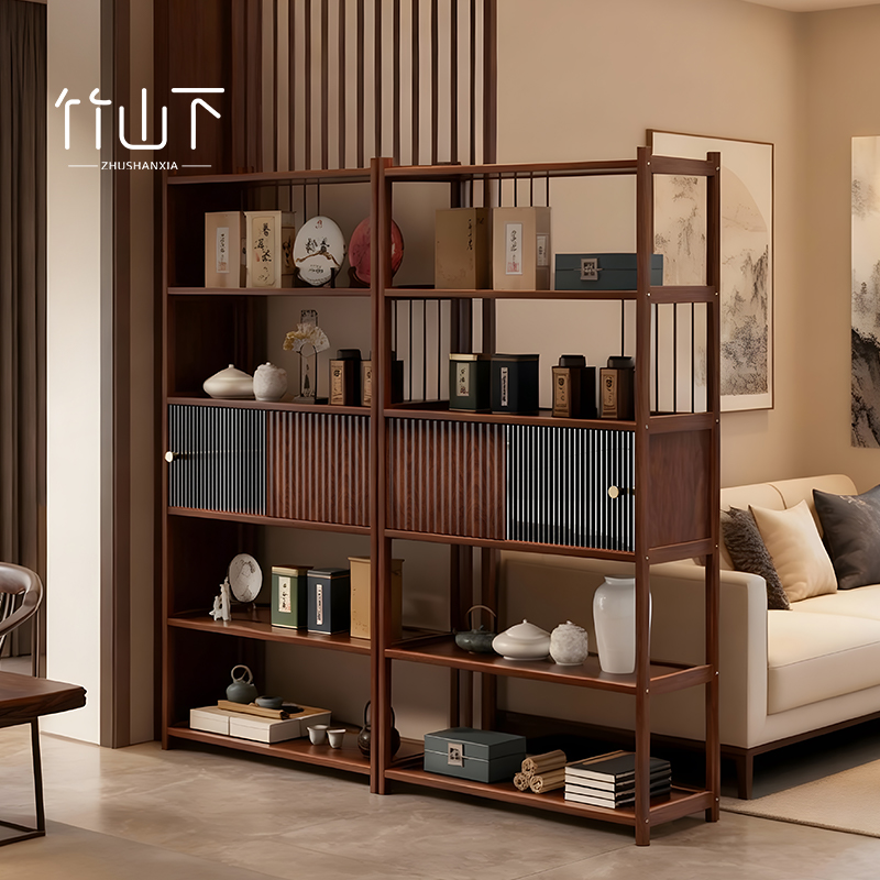 【实木】博古架加厚加固美观展示