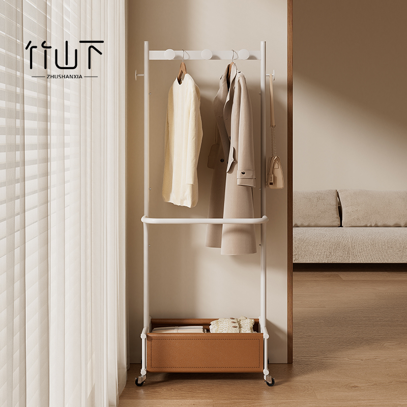 【铁艺框架】【皮革置物篓】