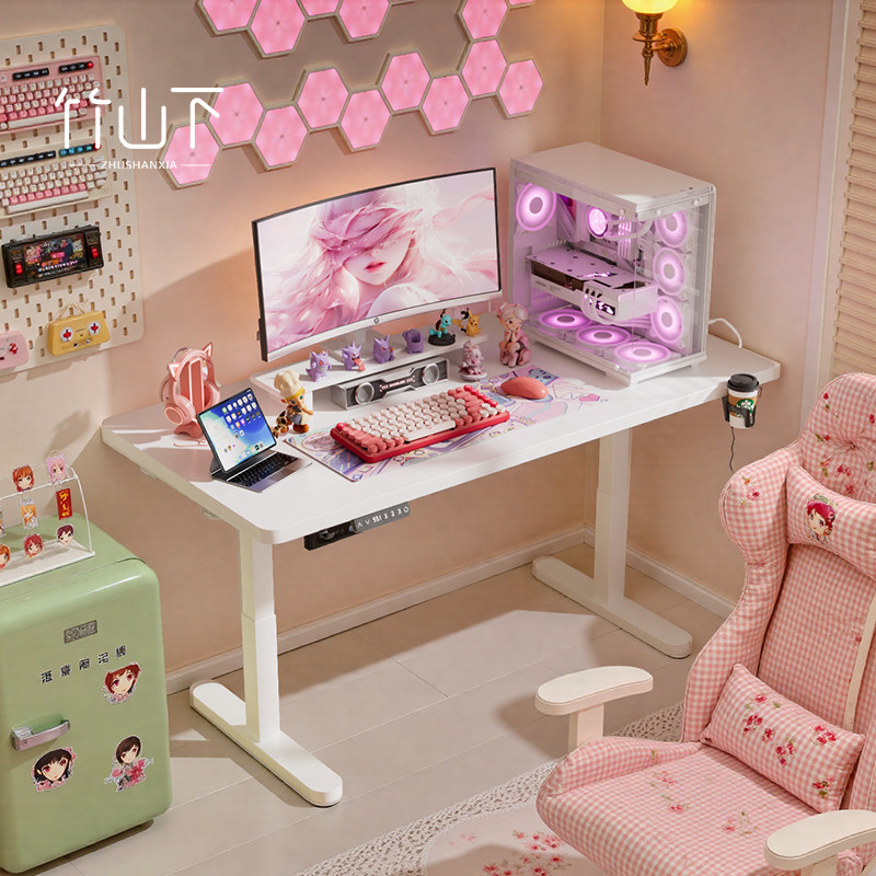 电脑桌卧室家用桌子工作台简易出租屋女生书桌台式学生学习书桌,住宅家具,电脑桌,淘宝优惠券,粉丝福利购,淘宝优惠卷