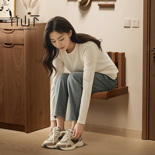 实木折叠换鞋凳门口家用壁挂式穿鞋凳入户门极窄玄关创意墙上鞋凳