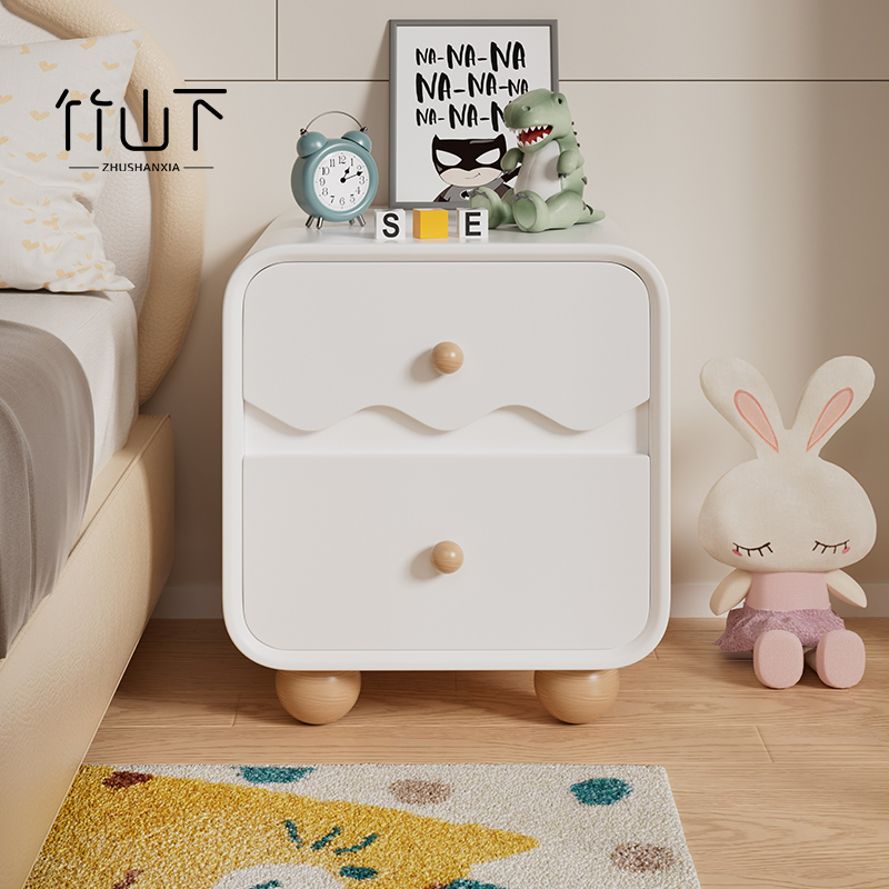 【进口实木】儿童床头柜