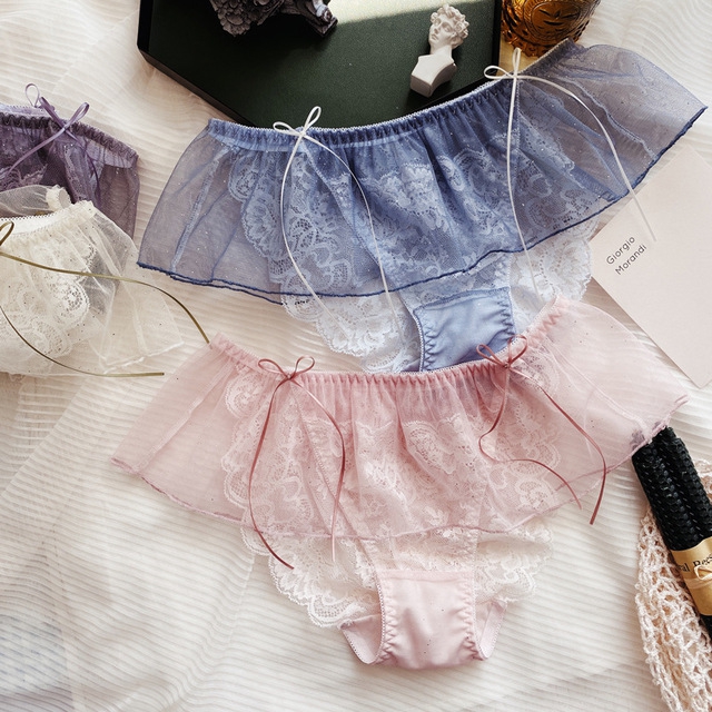 网纱透气甜美风朦胧感女生内裤