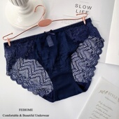 女士内裤 N271 有大码 中腰柔软性感蕾丝透气包臀无痕舒适女式 短裤