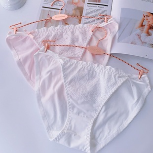 曼妙轻盈~纯棉性感两侧细带式女生内裤甜美女生女式短裤低腰K935