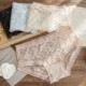 N623舒适女士中腰花朵全蕾丝女式 性感透气女生内裤 短裤 薄款