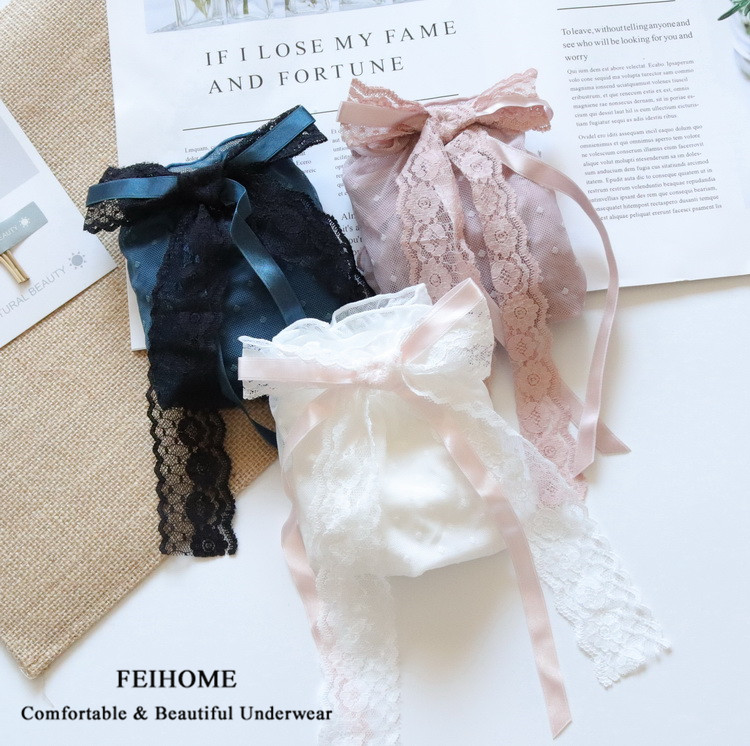 蕾丝性感舒适PP后面漂亮大蝴蝶结