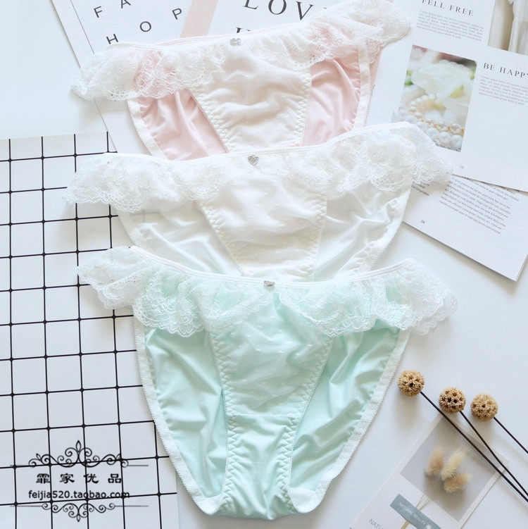 舒适女士中腰牛奶丝柔软薄款内裤