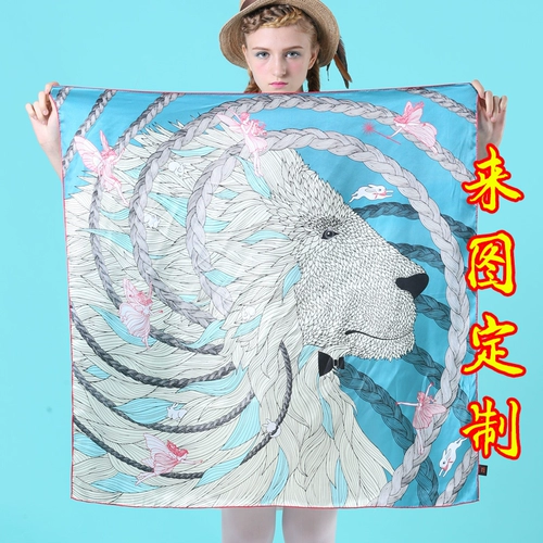 Хлопковый детский шарф, делается под заказ, с печатью вашего логотипа, подарок на день рождения