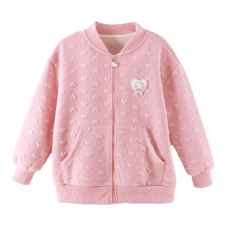 女童春秋外套棒球服卫衣