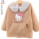 Hello kitty, водонепроницаемый нагрудник, фартук для рисования, детская юбка на девочку, слюнявчик для детского сада, сзади на завязках