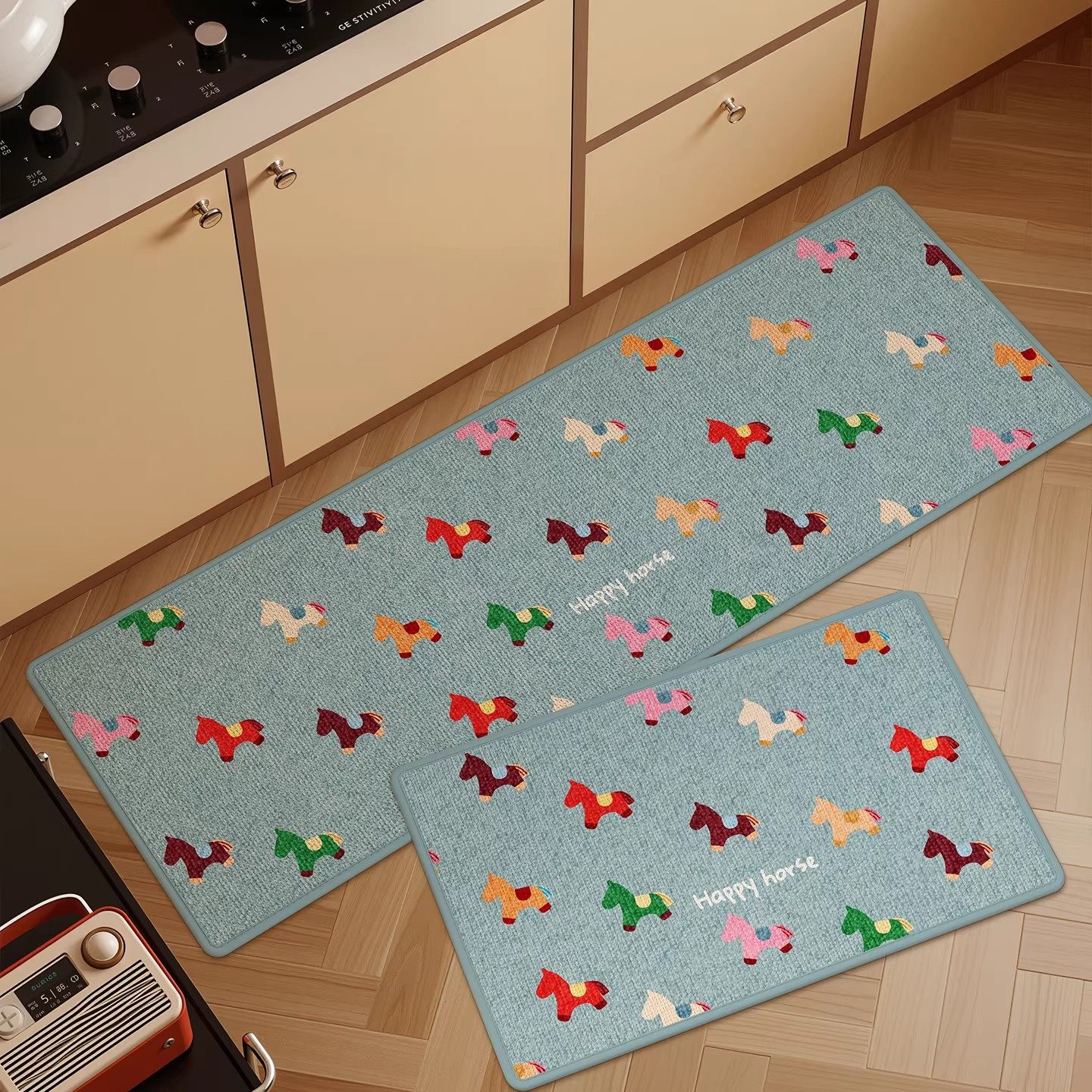 厨房地垫防滑防油吸油地毯长条新款家用脚垫耐脏洗碗池吸水垫,居家布艺,厨房地垫,淘宝优惠券,粉丝福利购,淘宝优惠卷