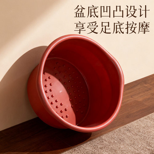 泡脚桶家用保温泡脚盆加厚加深