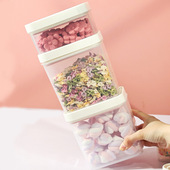 大容量食品级透明塑料密封罐厨房收纳保鲜盒干果杂粮茶叶储物罐