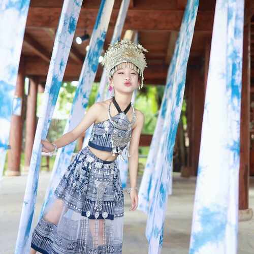 旅拍苗疆少数民族舞蹈写真服装